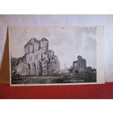 MUCH WENLOCK ABBEY, SHROPSHIRE. unused antique postcard =