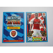 28. Alex Awobi - Arsenal - Match Attax 2017/18 Football Card EF1