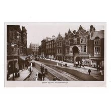 Queen Square, Wolverhampton, Staffordshire, RP Postcard.