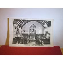 CHURCH OF CORPUS CHRISTI, TREMEIRCHION, Denbighshire unused vintag postcard RP =