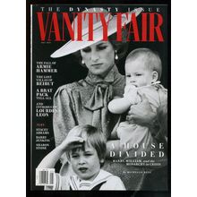 Vanity Fair PRINCESS DIANA cover 2021 "A HOUSE DIVIDED" HARRY, WILLIAM CRISIS