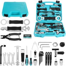 DURATECH 41 Pieces Bike Repair Tools, Complete Bike Tools Kit with Storage Box,