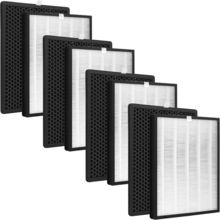 4 Sets True HEPA Replacement Filters for Alexapure Breeze AP-B102 and 3049 Air C