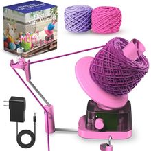 Yarn Winder, Electric Yarn Ball Winder for Crocheting, Efficiently Cake with Str