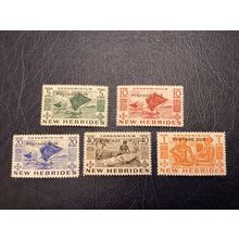 ICOLLECTZONE New Hebrides J11-15 VF LH