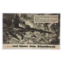 Original WW2 British Aerial Propaganda Leaflet. - Code G.25 [1943].