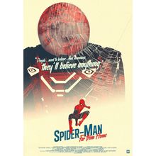 Spider Man Far From Home 54 Poster Canvas Movie Film Print A0 A1 A2 A3 A4 A5 A6