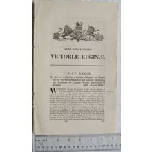 1846 Act of Parliament: advance of money Expence of County Works, Ireland