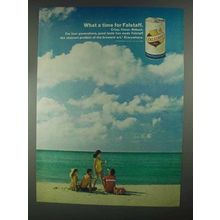 1967 Falstaff Beer Ad - What A Time For