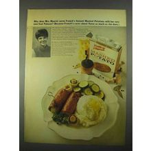 1967 French's Mashed Potatoes Ad - Veal Palazzo