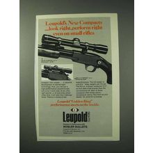 1978 Leupold Scopes Ad - Look Right, Perform Right