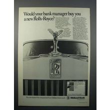 1978 Midland Bank Ad - Buy You a New Rolls-Royce