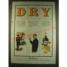 1938 Paul Jones Whiskey Ad - Dry
