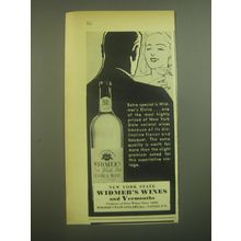 1945 Widmer's Elvira Wine Ad - Extra special is Widmer's Elvira