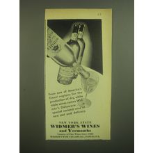 1945 Widmer's Delaware Wine Ad - From one of America's finest regions