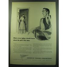 1949 American Viscose Corporation Ad - What every father should know about