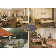 La Gondola Park Cafe Restaurant Bernkastel Kues German Postcard