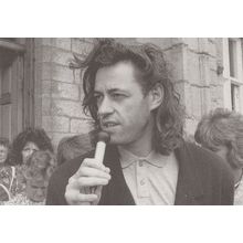 Bob Geldof of The Boomtown Rats Punk Rock Band Postcard