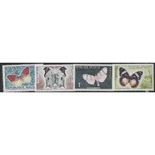 1960 4 different values - MLH (*) - BUTTERFLY