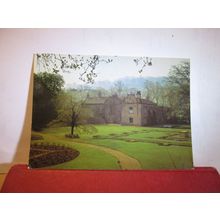 WHALLEY ABBEY, CLITHEROE, LANCASHIRE used postcard by J Arthur Dixon 1976 pm =
