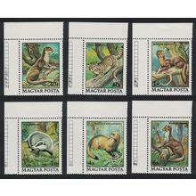 Hungary Protected Animals 6v Corners 1979 MNH SG#3274-3279 MI#3384-3389