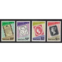 St. Lucia Death Centenary of Sir Rowland Hill 4v 1979 MNH SG#509-512