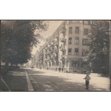 An Unidentified Residential Street, c.1910 - RP Postcard