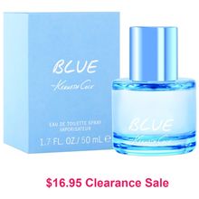 Kenneth Cole Blue EDT Spray Cologne for Men 1.7 oz / 50 ml New in Box