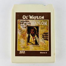 Waylon Jennings – Ol' Waylon 8-Track Cartridge Tape APS1-2317