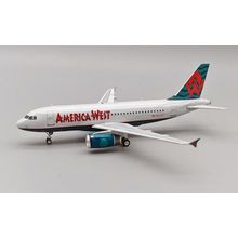 AIRBUS A319 AMERICA WEST REG: N808AW WITH STAND - INFLIGHT 200 IF319AW1224 1/200