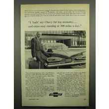 1959 Chevrolet Biscayne Two-Door Car Ad - Top Economy