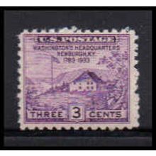 752 3c Washington's Hdqs Fine MNH Z1640