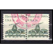 Used 1898 3c Handcar Fine CNP Left 2 PA0318