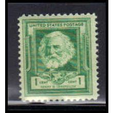 864 1c Henry Longfellow Fine MNH KA2509