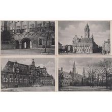 Middelburg Military Hospital Abdij 4x Real Photo Postcard s