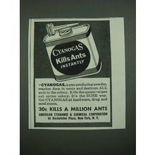 1938 American Cyanamid & Chemical Cyanogas Ad