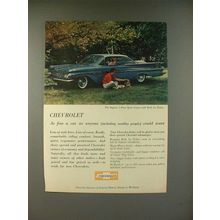 1959 Chevrolet Impala 2-Door Sport Coupe Car Ad!