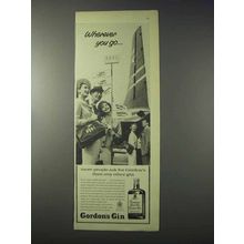 1959 Gordon's Gin Ad - Wherever You Go