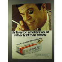 1973 Tareyton Cigarettes Ad - Rather Fight