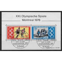 GER 1976 'OLYMPIC GAMES' M/S FINE USED (EBID64-473XL)