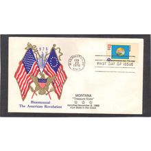 FDC Boerger Cachets 1673 13c Montana (Cachet-U/A) CV00728