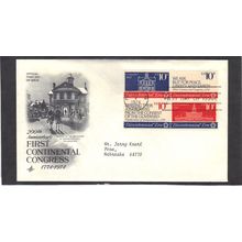 FDC Art Craft 1543-1546 10c Congress (Cachet-Typed/A) CV42333
