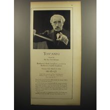 1952 New York Infirmary Building Fund Advertisement - Toscanini directs