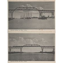 Hochdonn Ships River Brucke 2x Antique German Postcard s