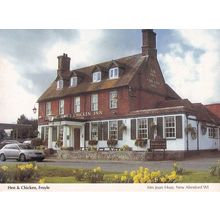 Hen & Chicken Pub Froyle Hampshire Postcard