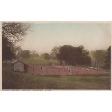 Tennis Courts Wharfe Meadows Otley Leeds Antique Postcard