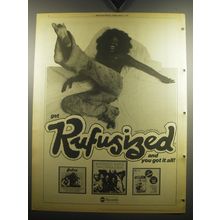 1975 Rufusized Rufus featuring Chaka Kahn Album Advertisement - Get Rufusized