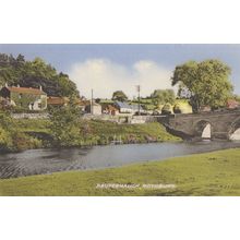 Pauperhaugh River Rothbury Northumberland Rare Old Postcard