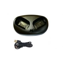 CARGADOR DE SOBREMESA DOBLE PARA MIDLAND XT70 Y XT71 CONEXION CABLE USB 5V