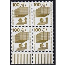 GERMANY BERLIN [1971] MiNr 0410 ( **/mnh ) [03] Unfall 4er, URand
